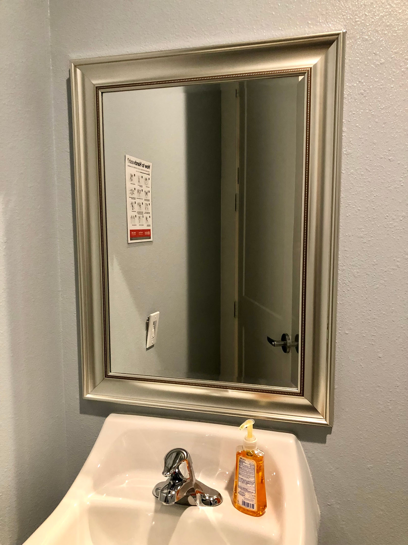 big-tree-estates-bathroom-framed-wall-mirror-installation